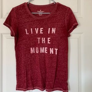 American Eagle “Live in the Moment” Graphic Tee